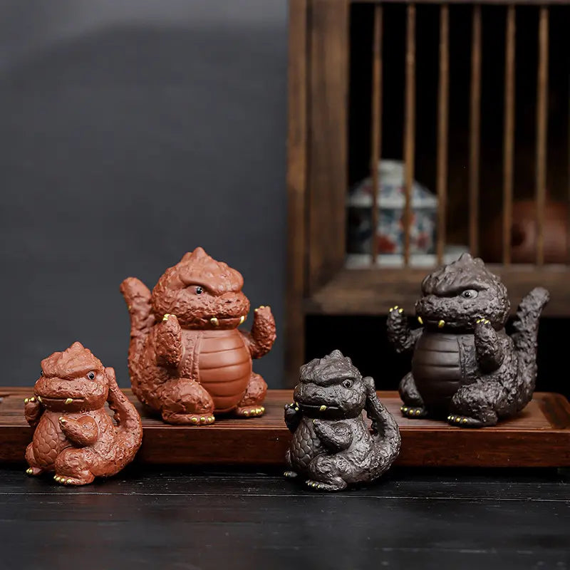 Cute Dinosaur Tea Pets product gallery photo 5 for gongfu tea pet