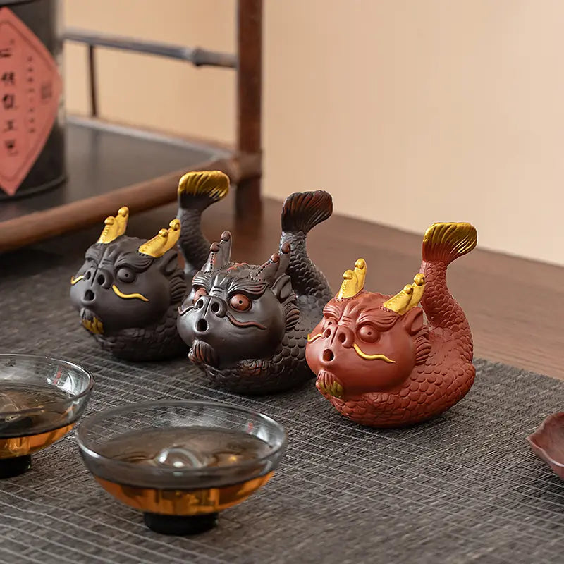 Bubble-Blowing Dragon Tea Pets product gallery photo 7 for gongfu tea pet