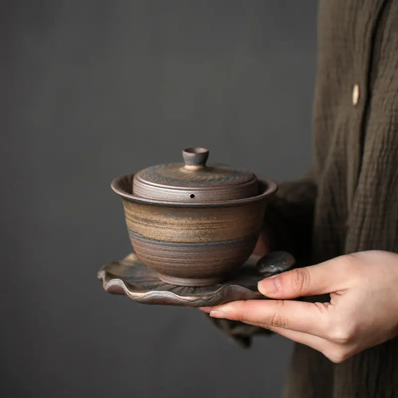 Rustic Ceramic Tea Set product gallery photo 19 for ceramic gongfu tea set