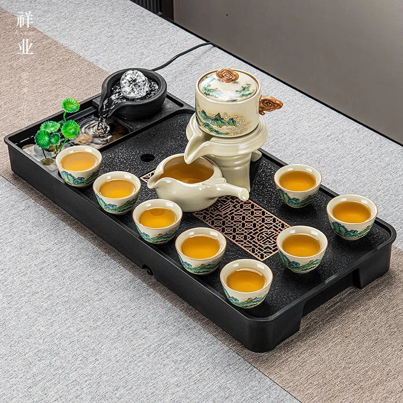 Imperial Dragon detail photo 2 for automatic gongfu tea set