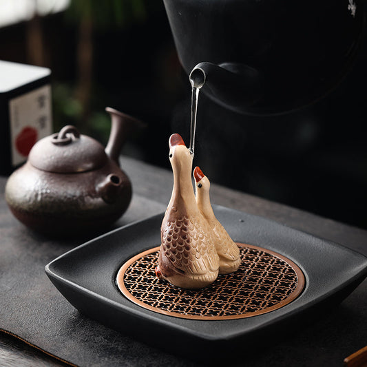 Gaggle of Geese Tea pets