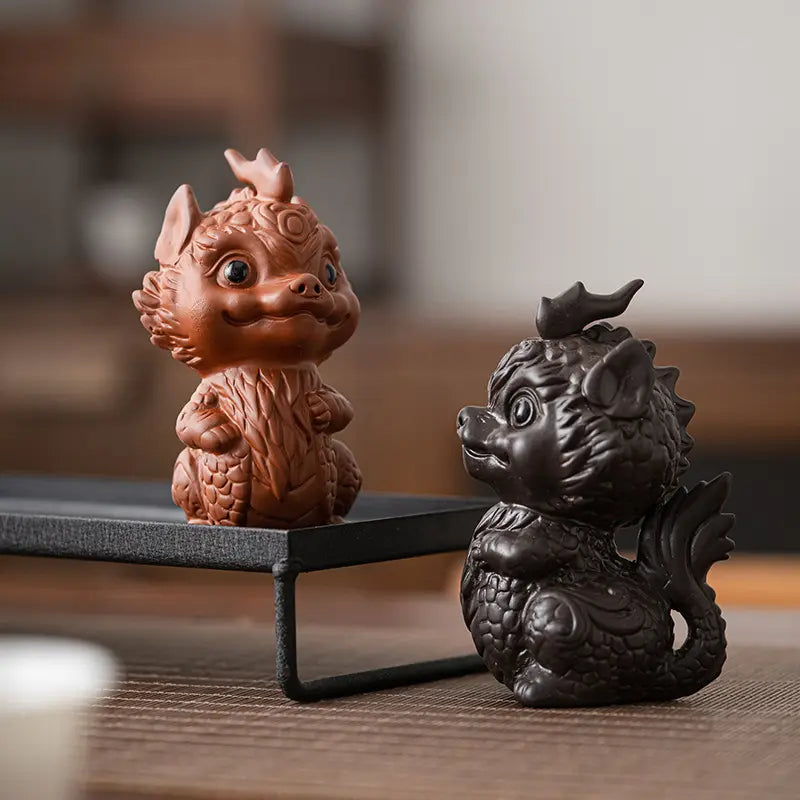 Purple Clay Figurine detail photo 2 for gongfu tea pet