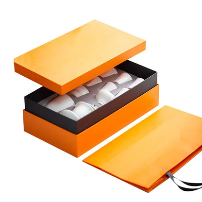 Creamy White Porcelain Gongfu Tea Set with Gift Box product gallery photo 9 for ceramic gongfu tea set