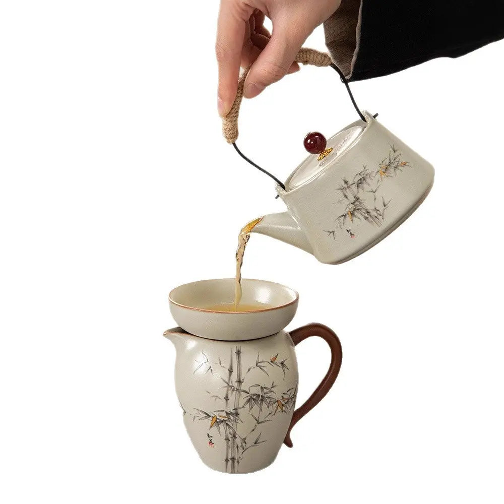 Ru Kiln Celadon Gongfu Tea Set product gallery photo 7 for ceramic gongfu tea set
