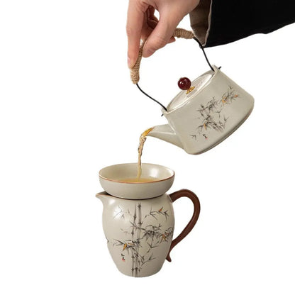 Ru Kiln Celadon Gongfu Tea Set product gallery photo 7 for ceramic gongfu tea set