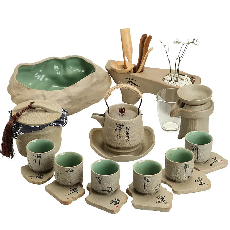 Wabi-Sabi Ceramic Gongfu Tea Set product gallery photo 8 for ceramic gongfu tea set