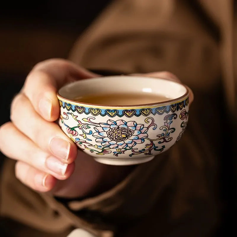 Ru Kiln Enamel Automatic Tea Set product gallery photo 7 for automatic gongfu tea set