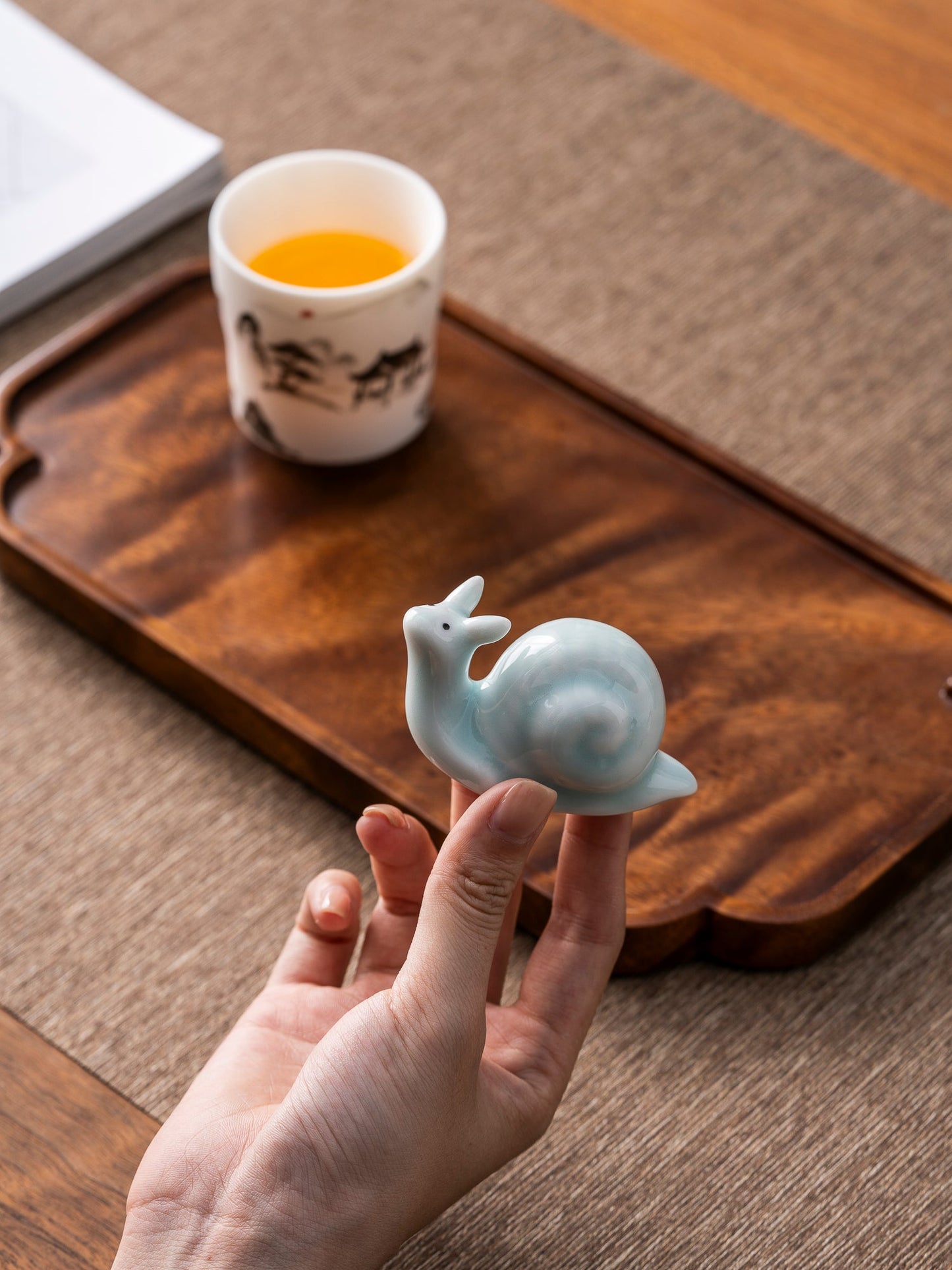 Snail Tea Pet