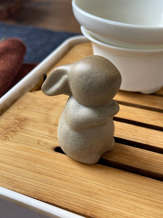 Clay Rabbit Tea Pet