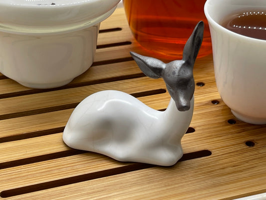 Deer Tea Pet - Deer Tea Pet (White Porcelain)