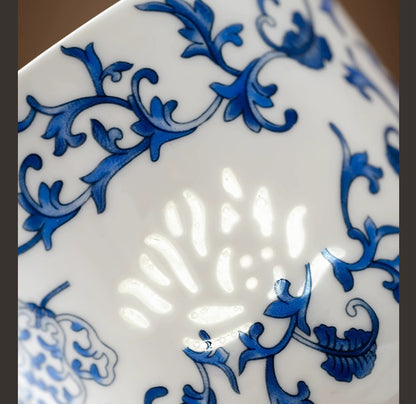 Blue & White Porcelain Travel Tea Set — Elegant Gongfu Teaware for Home & Gifting