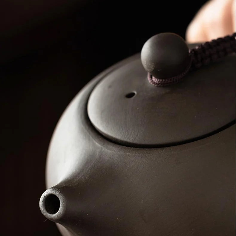 Artisan Purple Clay Tea Set product gallery photo 10 for zisha teapot