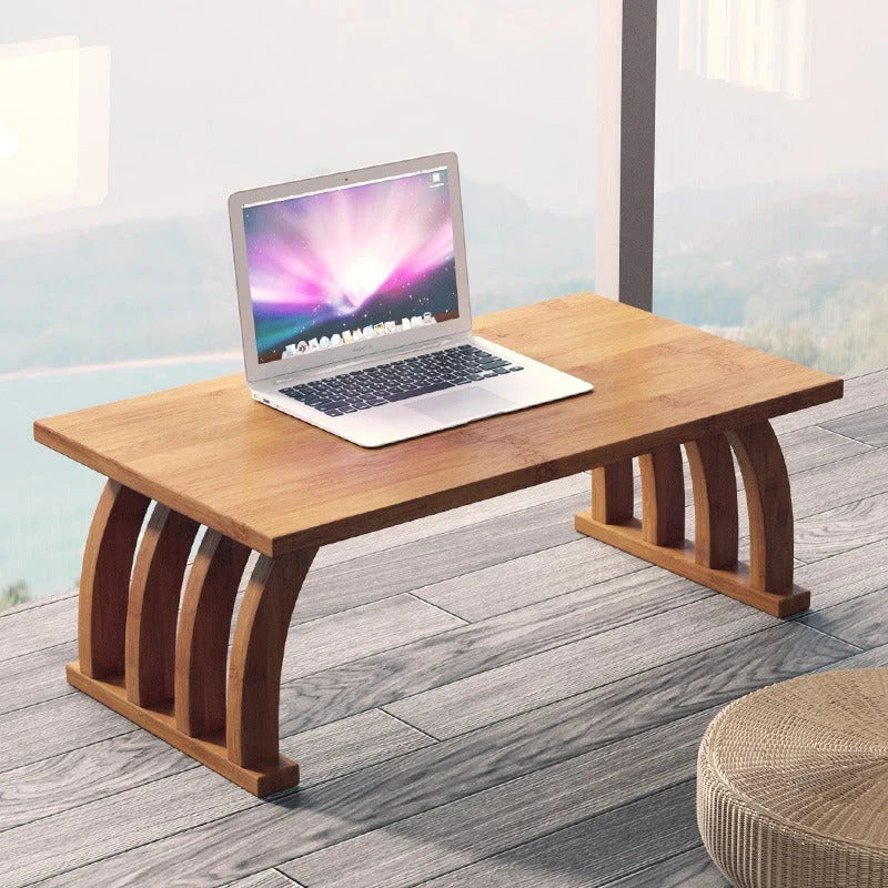 Bamboo Arched Low Tea Table product gallery photo 5 for gongfu tea table