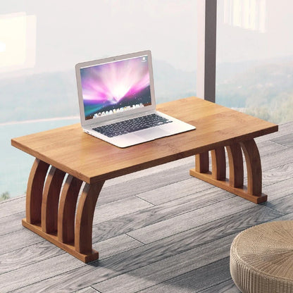 Bamboo Arched Low Tea Table product gallery photo 5 for gongfu tea table
