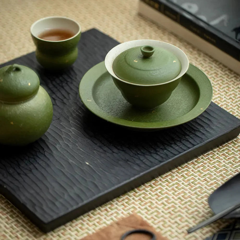 Celadon Green Ceramic Tea Set product gallery photo 7 for ceramic gongfu tea set