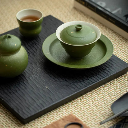 Celadon Green Ceramic Tea Set product gallery photo 7 for ceramic gongfu tea set