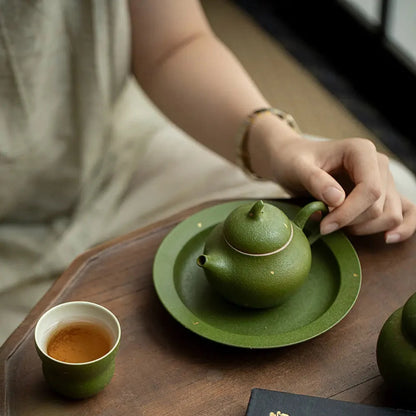 Celadon Green Ceramic Tea Set product gallery photo 9 for ceramic gongfu tea set
