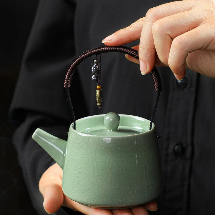 Ceramic Tea Set with Travel Case product gallery photo 8 for travel tea set