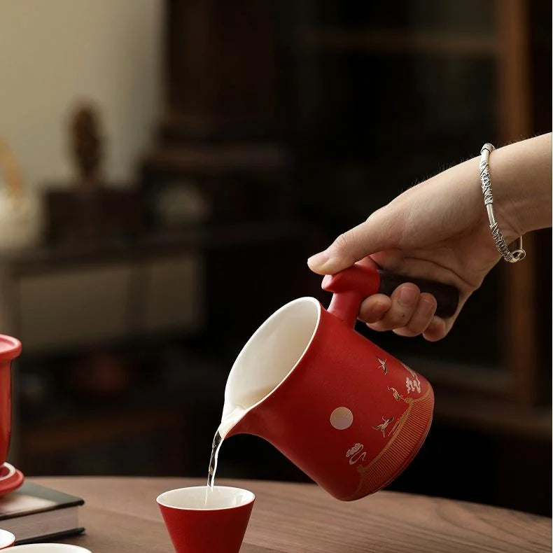 Chinese Porcelain Travel Tea Set product gallery photo 9 for travel tea set