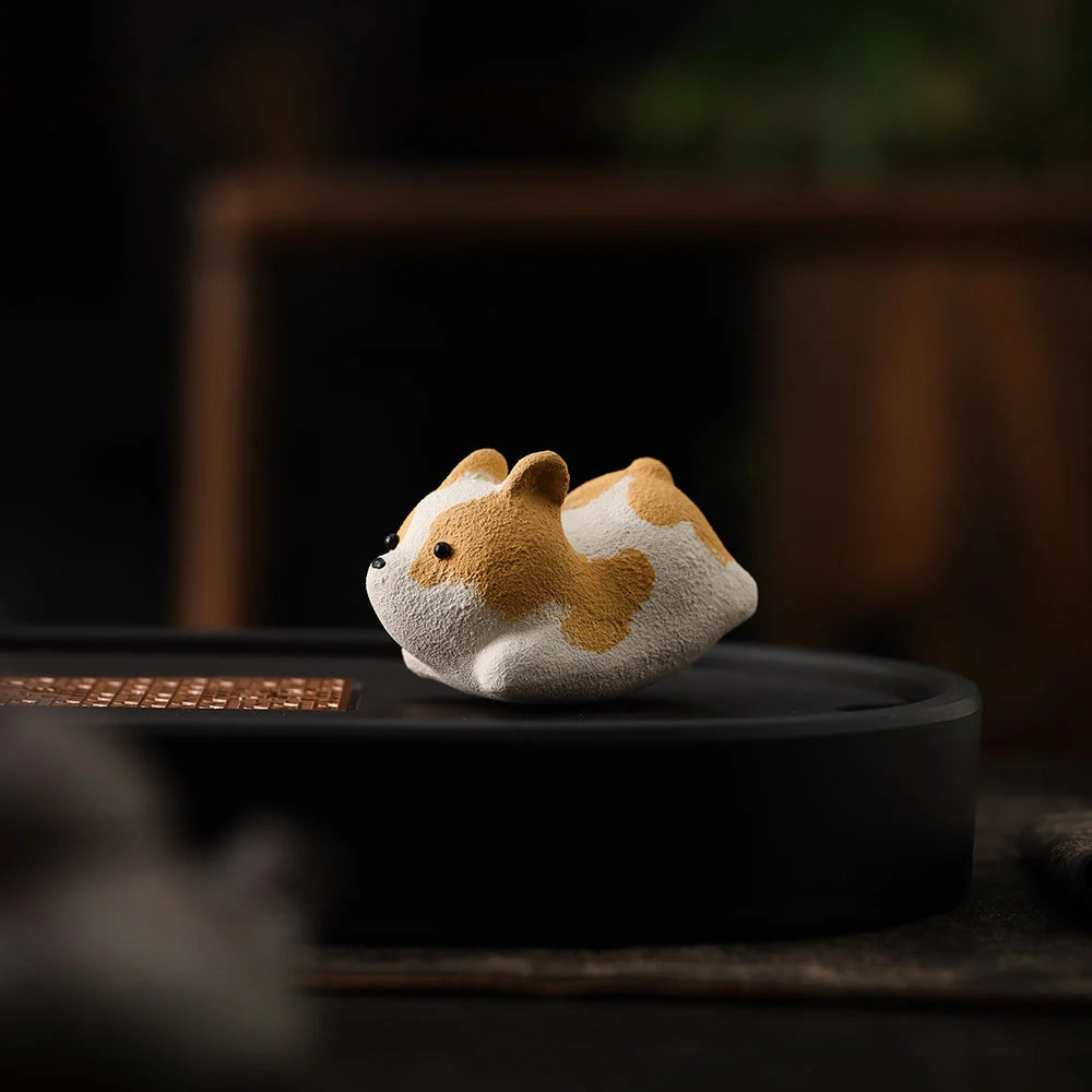 Corgi Tea Pet detail photo 2 for gongfu tea pet