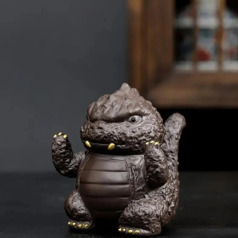 Cute Dinosaur Tea Pets product gallery photo 14 for gongfu tea pet