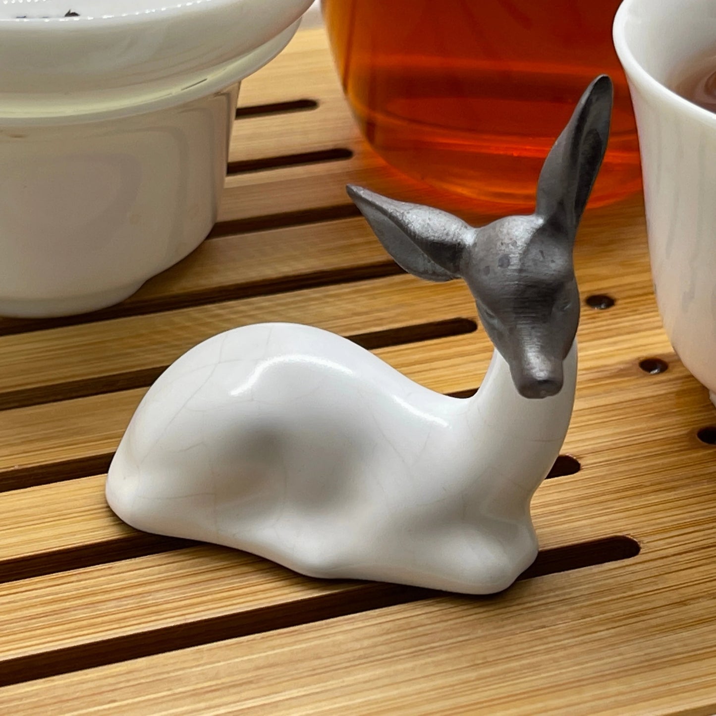 Deer Tea Pet - Deer Tea Pet (White Porcelain)