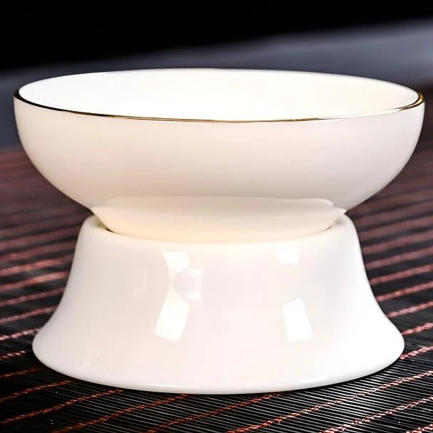 Jade-like White Porcelain Tea Set product gallery photo 8 for ceramic gongfu tea set