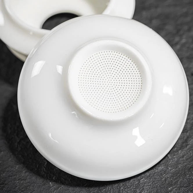 Fengming (Phoenix) Teapot Set product gallery photo 9 for ceramic gongfu tea set