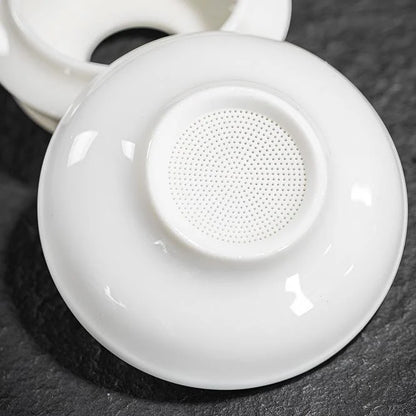 Fengming (Phoenix) Teapot Set product gallery photo 9 for ceramic gongfu tea set