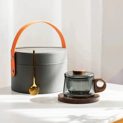 Cozy Travel Tea Mug with Infuser detail photo 2 for glass teaware