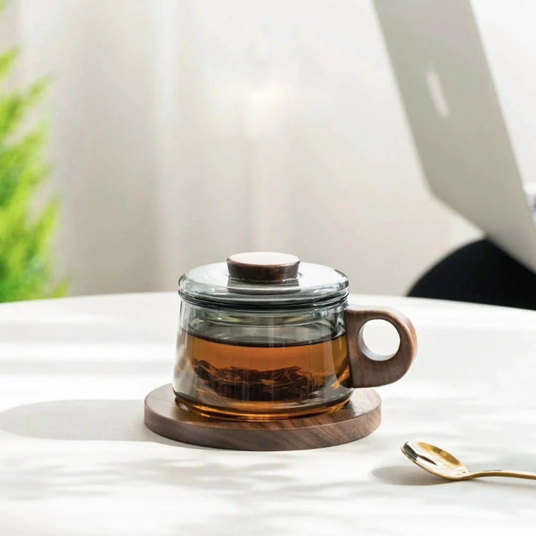 Cozy Travel Tea Mug with Infuser detail photo 4 for glass teaware