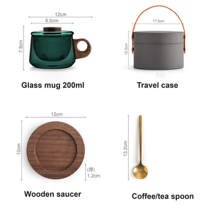 Cozy Travel Tea Mug with Infuser product gallery photo 7 for glass teaware