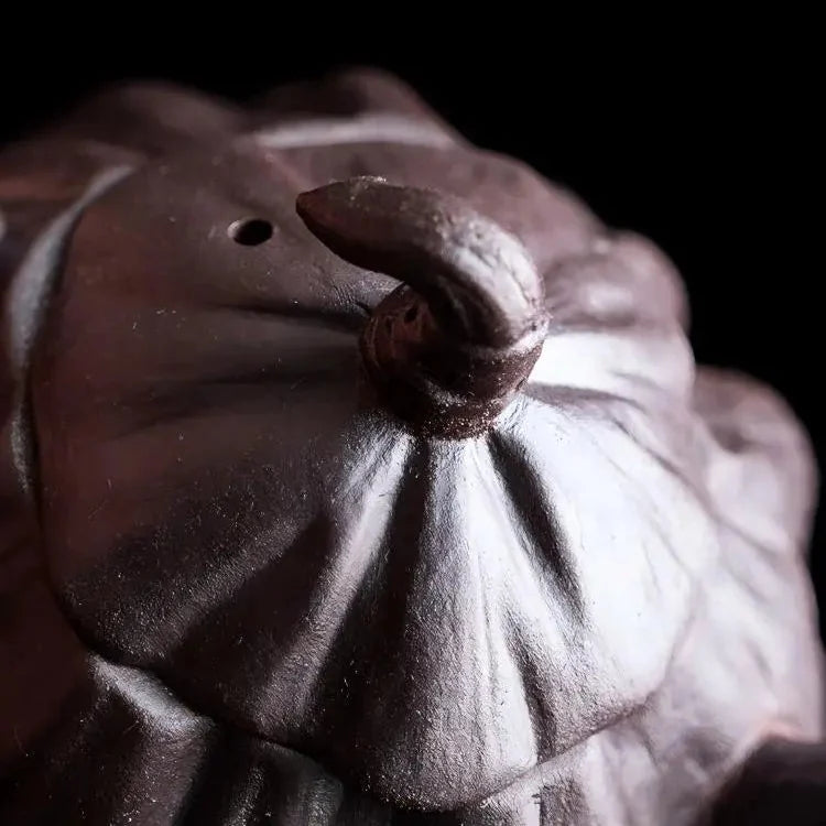 Hand-Carved Lotus Zisha Teapot product gallery photo 9 for zisha teapot