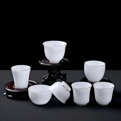 Ice-Glaze Jade Porcelain Tea Set product gallery photo 10 for ceramic gongfu tea set