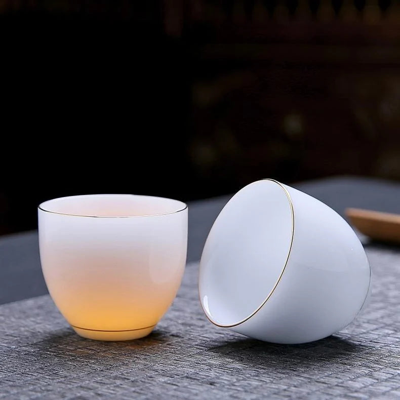 Ice-Glaze Jade Porcelain Tea Set product gallery photo 14 for ceramic gongfu tea set