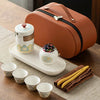 Portable Ceramic Gongfu Tea Set with Travel Case | Zen Tea Sets