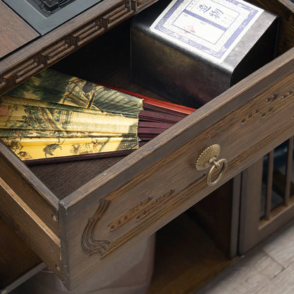 Movable Integrated Chinese Tea Cabinet product gallery photo 6 for gongfu tea table