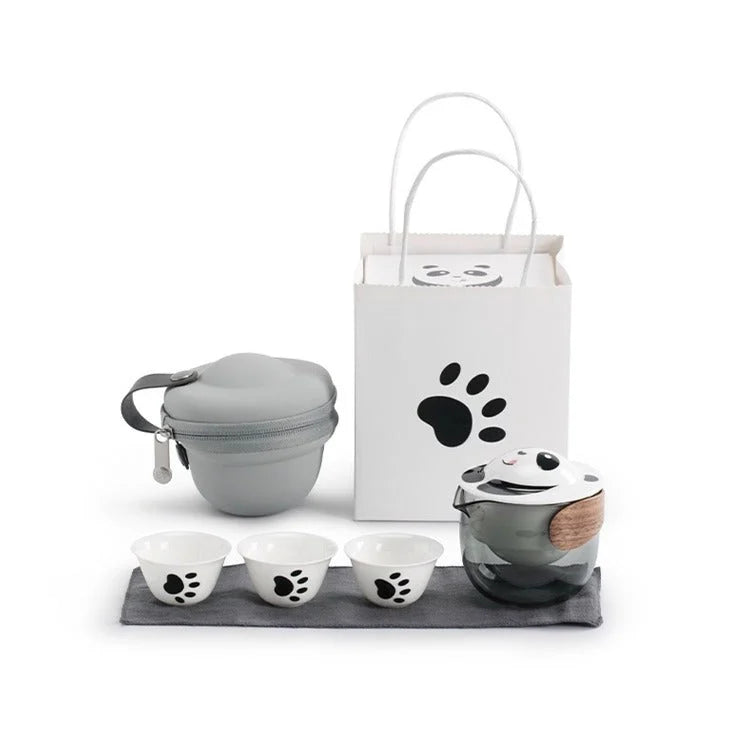 All-in-One Panda Travel Tea Set main product photo for travel tea set