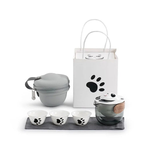 All-in-One Panda Travel Tea Set main product photo for travel tea set