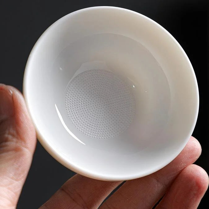 Premium White Porcelain Tea Set product gallery photo 14 for ceramic gongfu tea set
