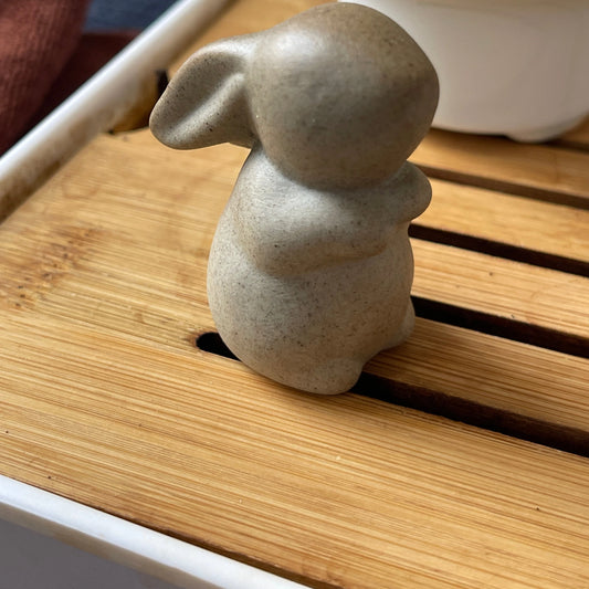 Clay Rabbit Tea Pet main product photo for gongfu tea pet