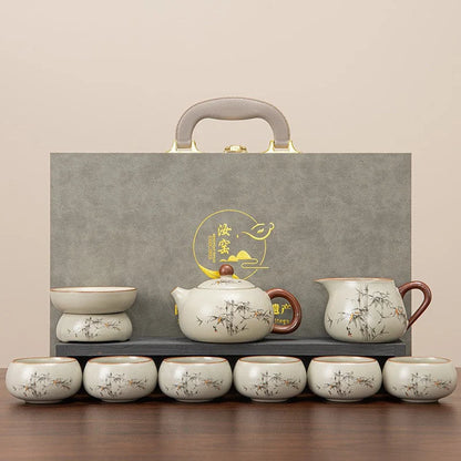 Ru Kiln Celadon Gongfu Tea Set detail photo 3 for ceramic gongfu tea set