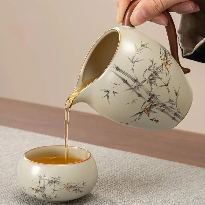 Ru Kiln Celadon Gongfu Tea Set product gallery photo 10 for ceramic gongfu tea set