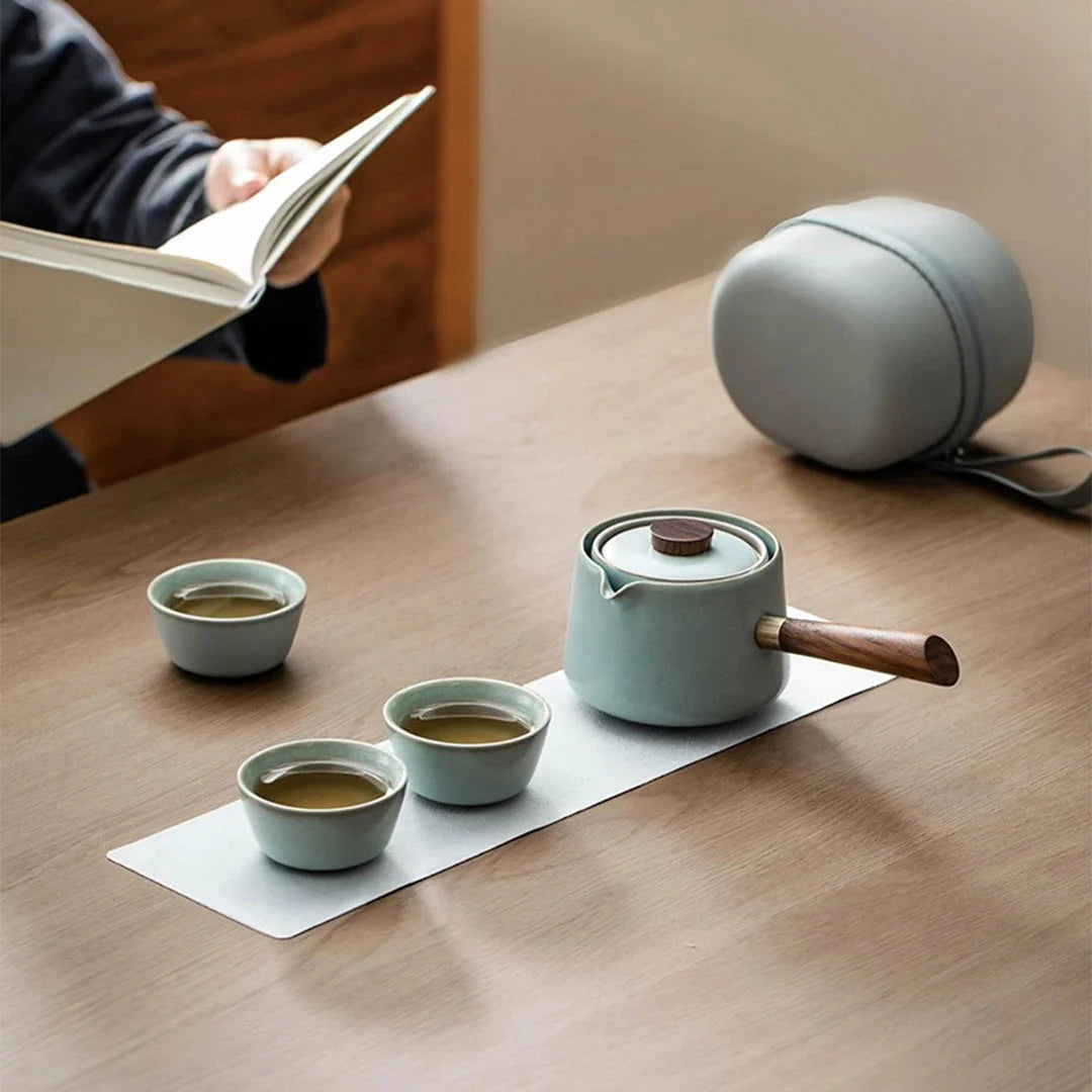 Ru Ware Travel Tea Set detail photo 2 for travel tea set