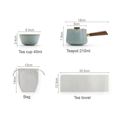 Ru Ware Travel Tea Set product gallery photo 6 for travel tea set