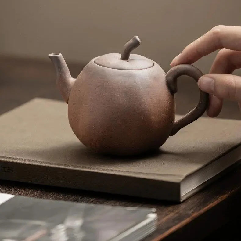Rustic Chinese Stoneware Tea Set with Gift Box product gallery photo 11 for ceramic gongfu tea set