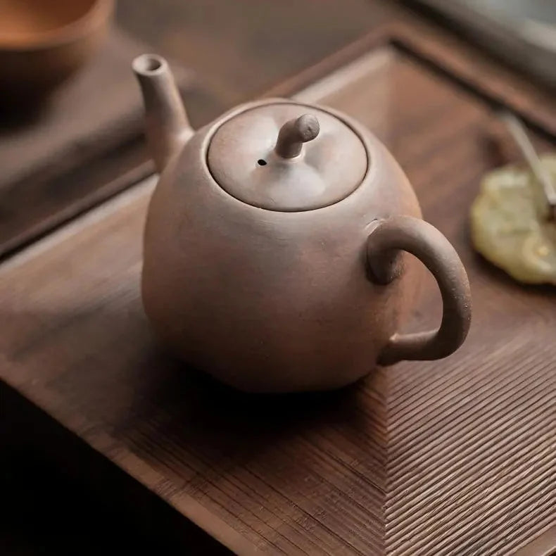 Rustic Chinese Stoneware Tea Set with Gift Box product gallery photo 13 for ceramic gongfu tea set
