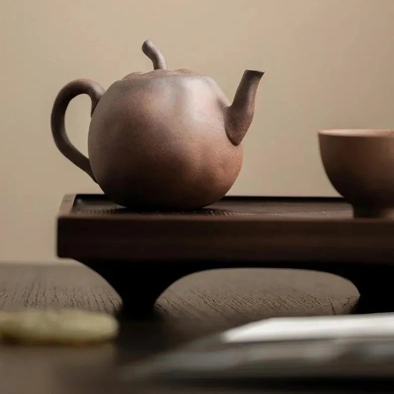 Rustic Chinese Stoneware Tea Set with Gift Box product gallery photo 15 for ceramic gongfu tea set
