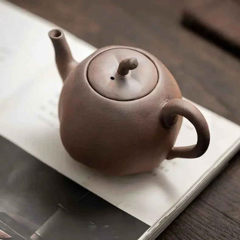 Rustic Chinese Stoneware Tea Set with Gift Box product gallery photo 16 for ceramic gongfu tea set