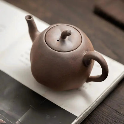 Rustic Chinese Stoneware Tea Set with Gift Box product gallery photo 16 for ceramic gongfu tea set